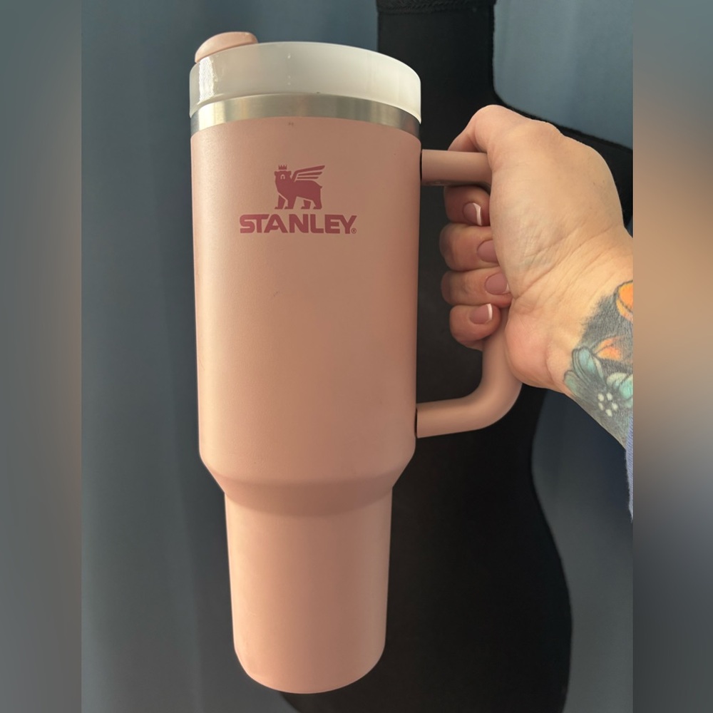 NWOT, Stanley 40 oz Tumbler, Mauve, small dent on bottom (pictured),